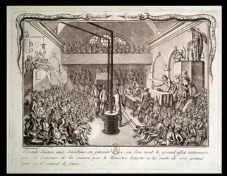 Meeting of the Jacobin Club, January 1792